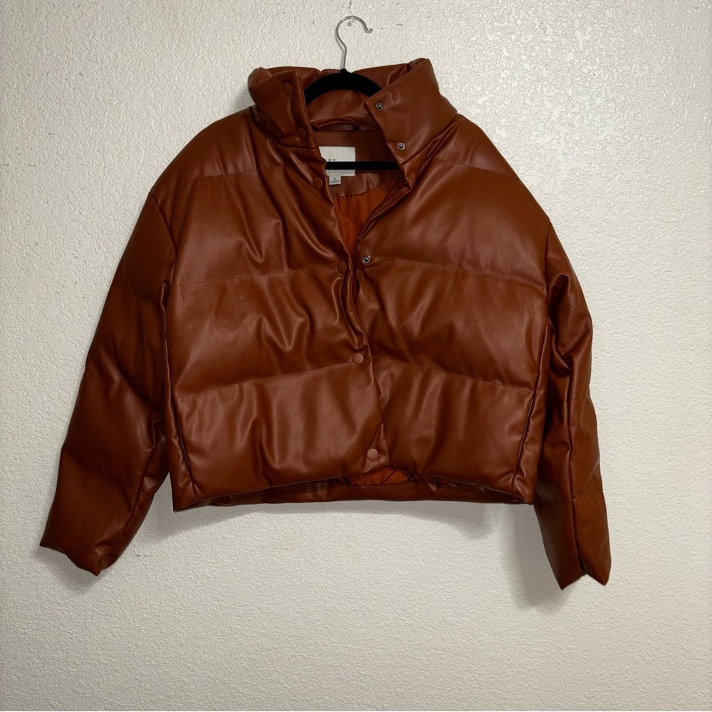 Women's Brown Puffer Jacket
